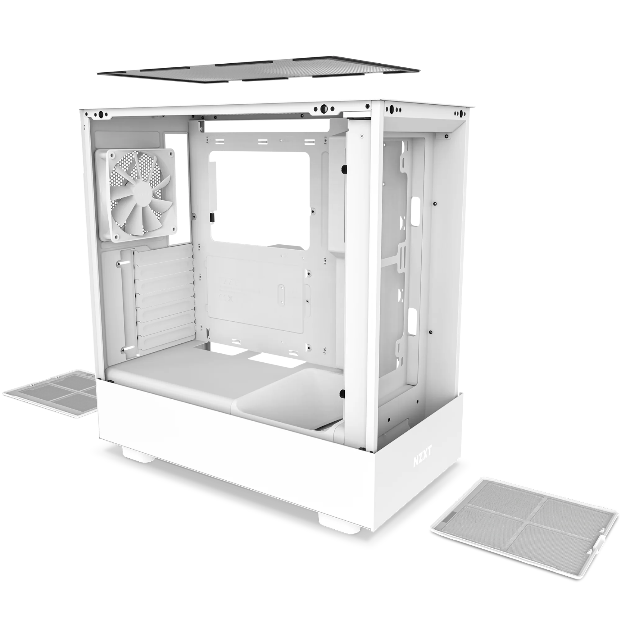 Reference: NZXT H5 Flow (2022) — White Mid-Tower PC Case