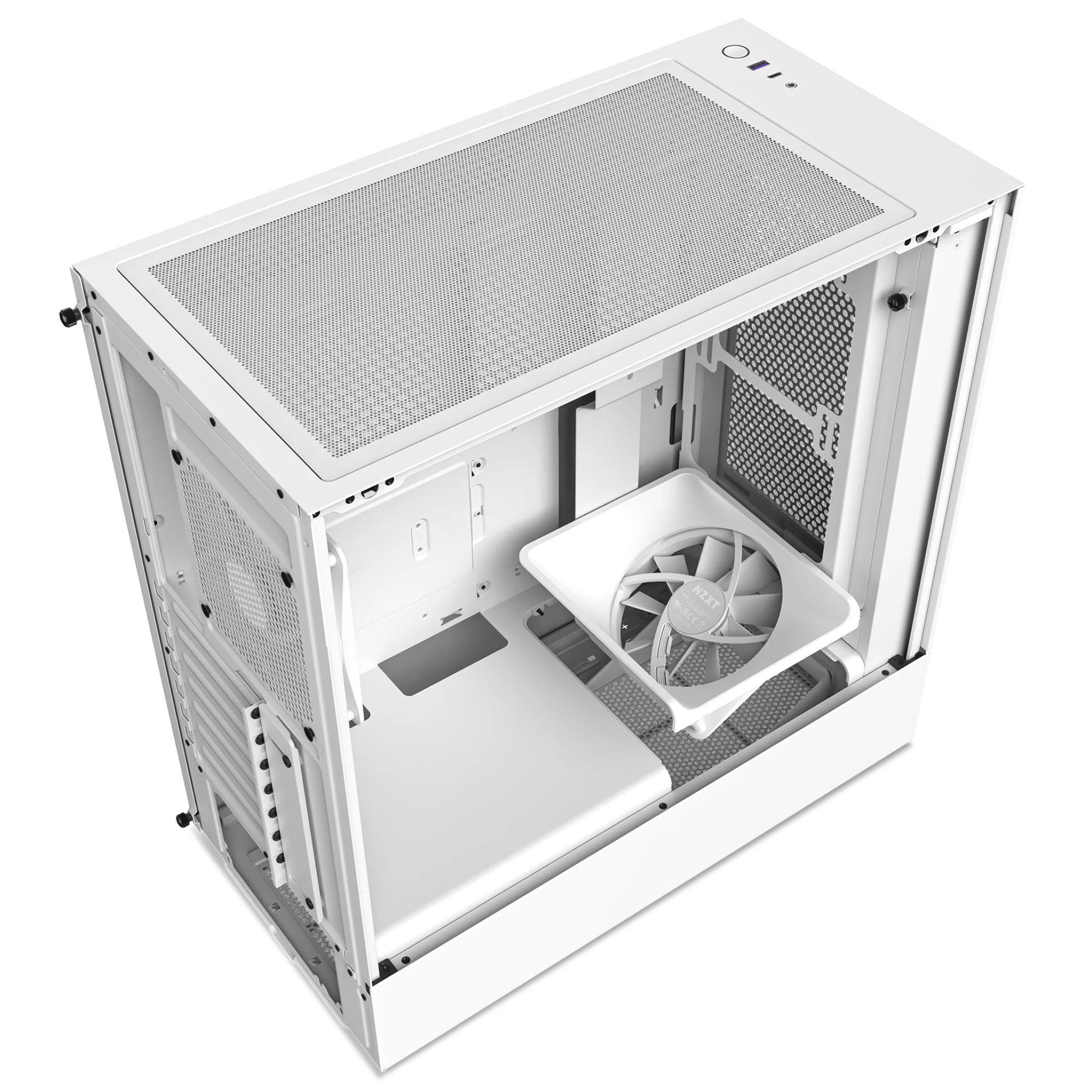 Reference: NZXT H5 Flow (2022) — White Mid-Tower PC Case