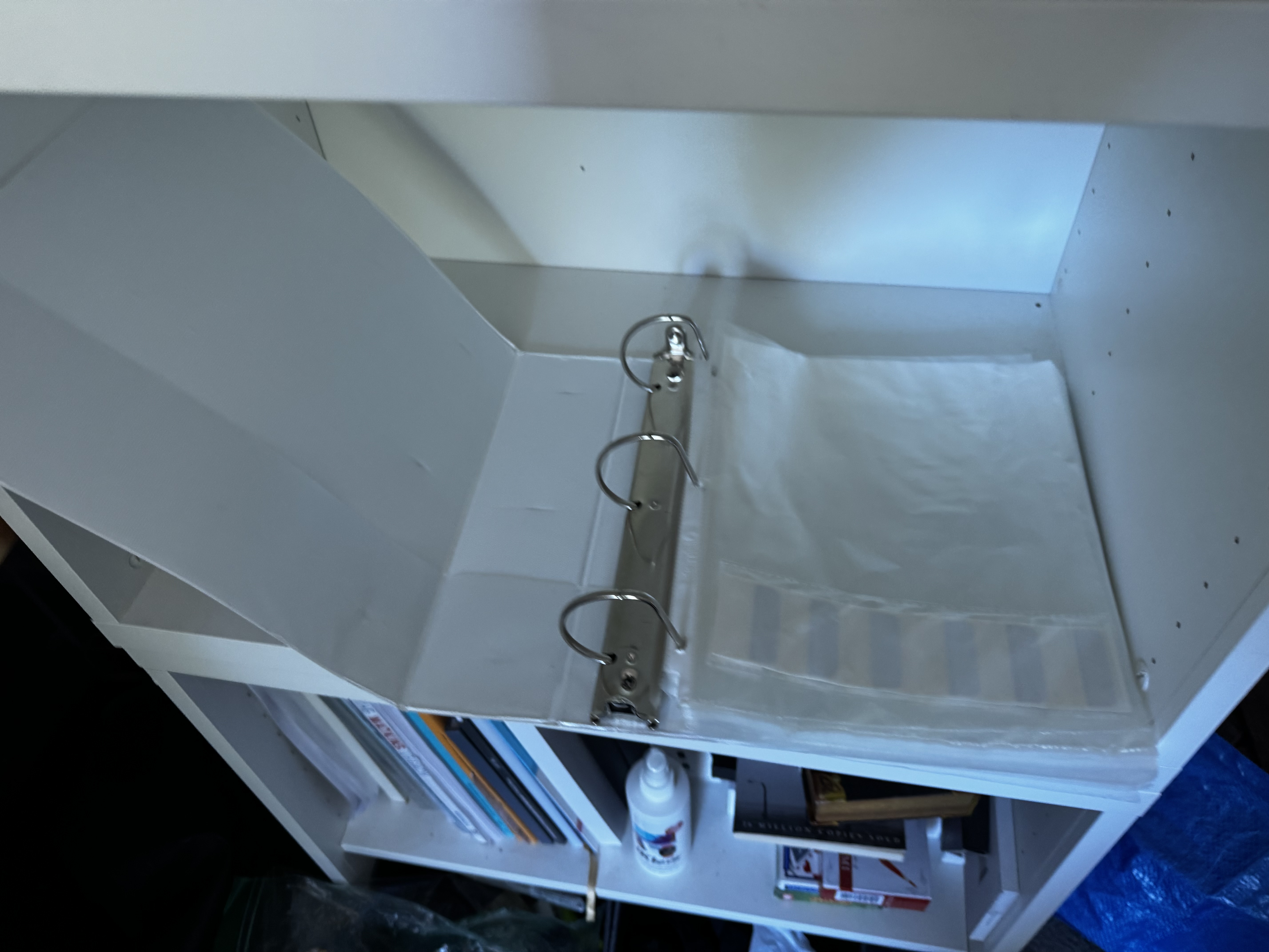 Folder with poly pockets